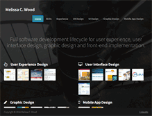 Tablet Screenshot of melissacwood.com